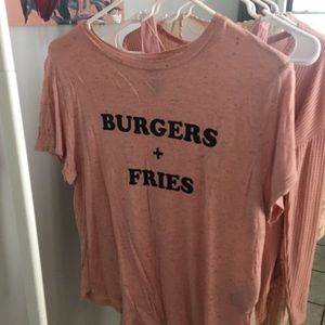 BURGERS + FRIES TEE